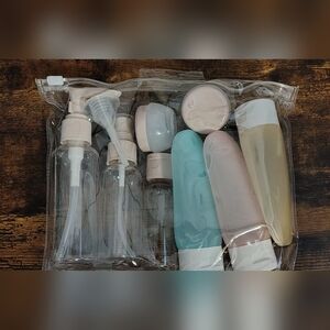 Travel Toiletries Set For Lotion, Shampoo, Etc.